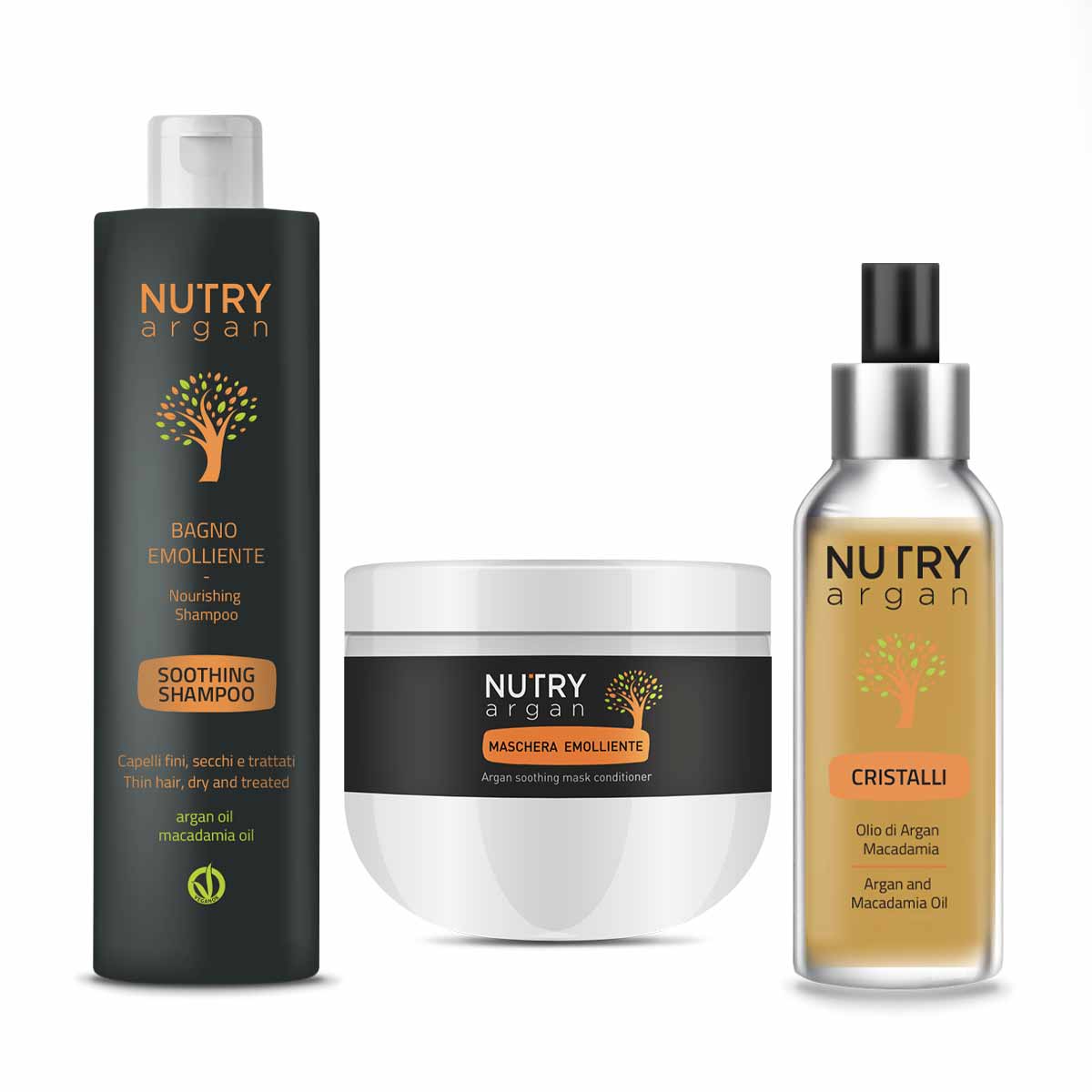 Seria Nutry Argan - Efekt wygładzonych błyszczących i odżywionych włosów